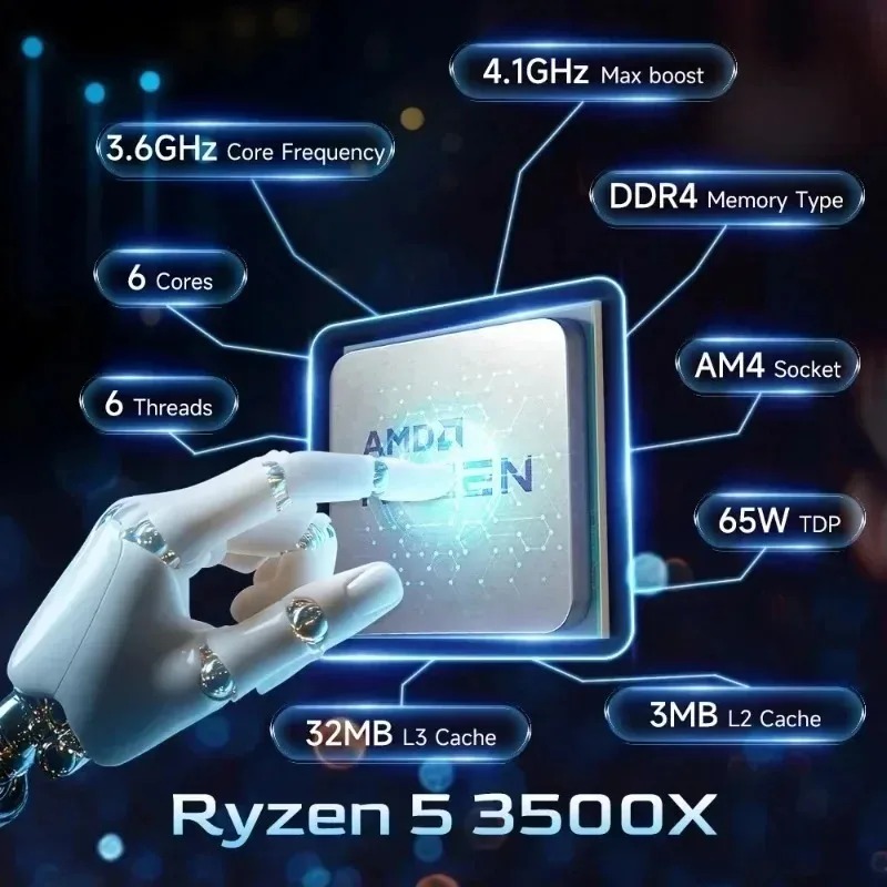 AMD R5 3500X Brand New Desktop - đánh giá và giá Amd Cpu Ryzen 5