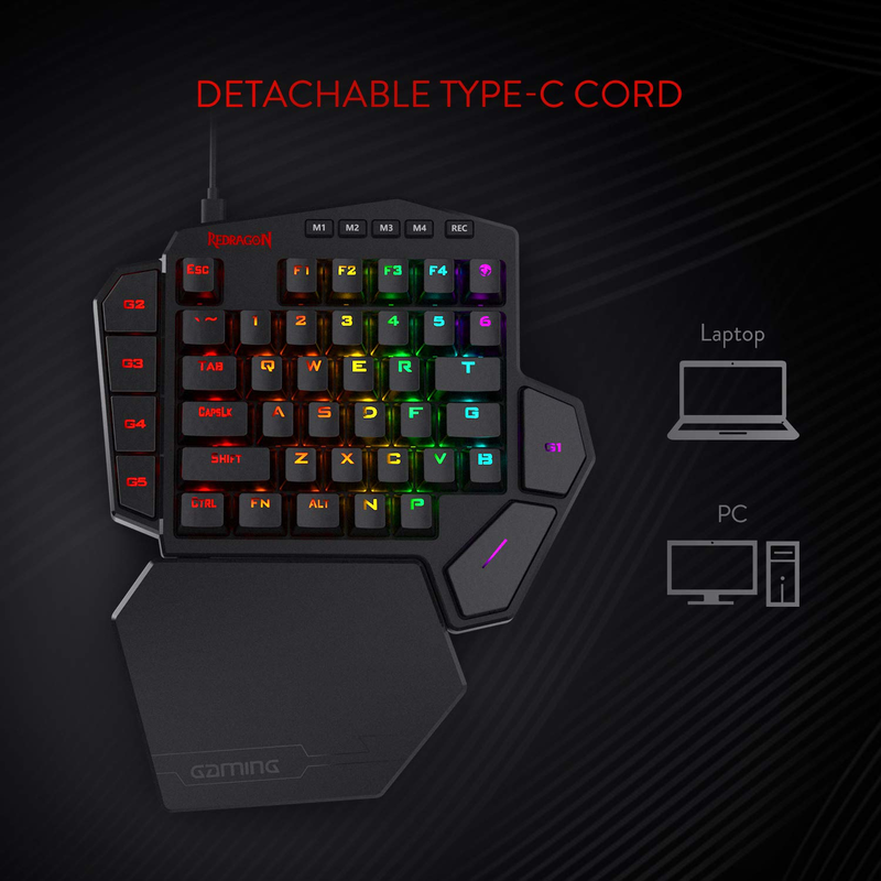 Redragon K585 DITI One-Handed  - đánh giá và giá Gaming Keyboard And Mouse Converter For Mobile