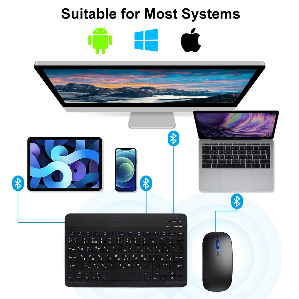 New 2025 Bluetooth Wireless Ke - đánh giá và giá Gaming Keyboard And Mouse Wireless