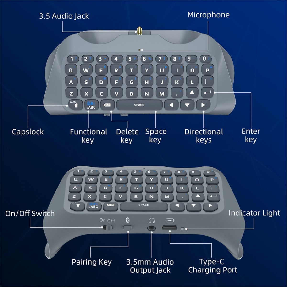 goodidea 3.5mm Gaming Wireless - đánh giá và giá Gaming Keyboard Mini