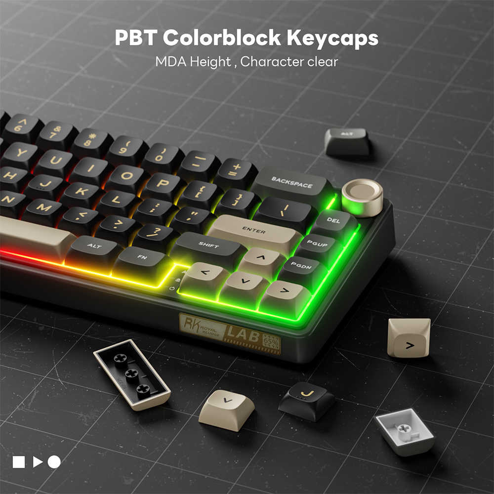 Royal Kludge RK R65 Brazilian  - đánh giá và giá Gaming Keyboard E Yooso