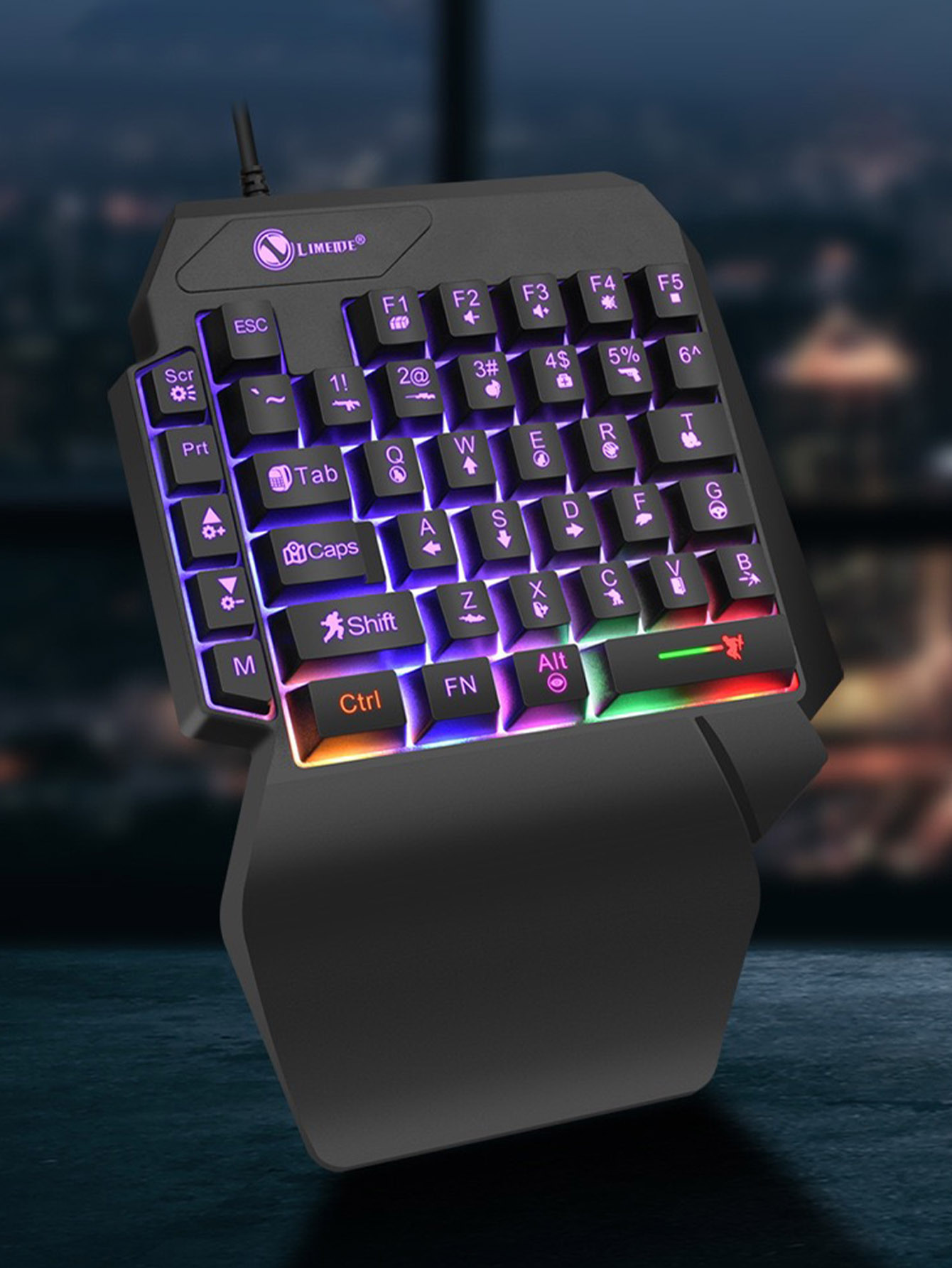 Mechanical One-Handed Light Ga - đánh giá và giá Gaming Keyboard And Mouse Converter For Mobile