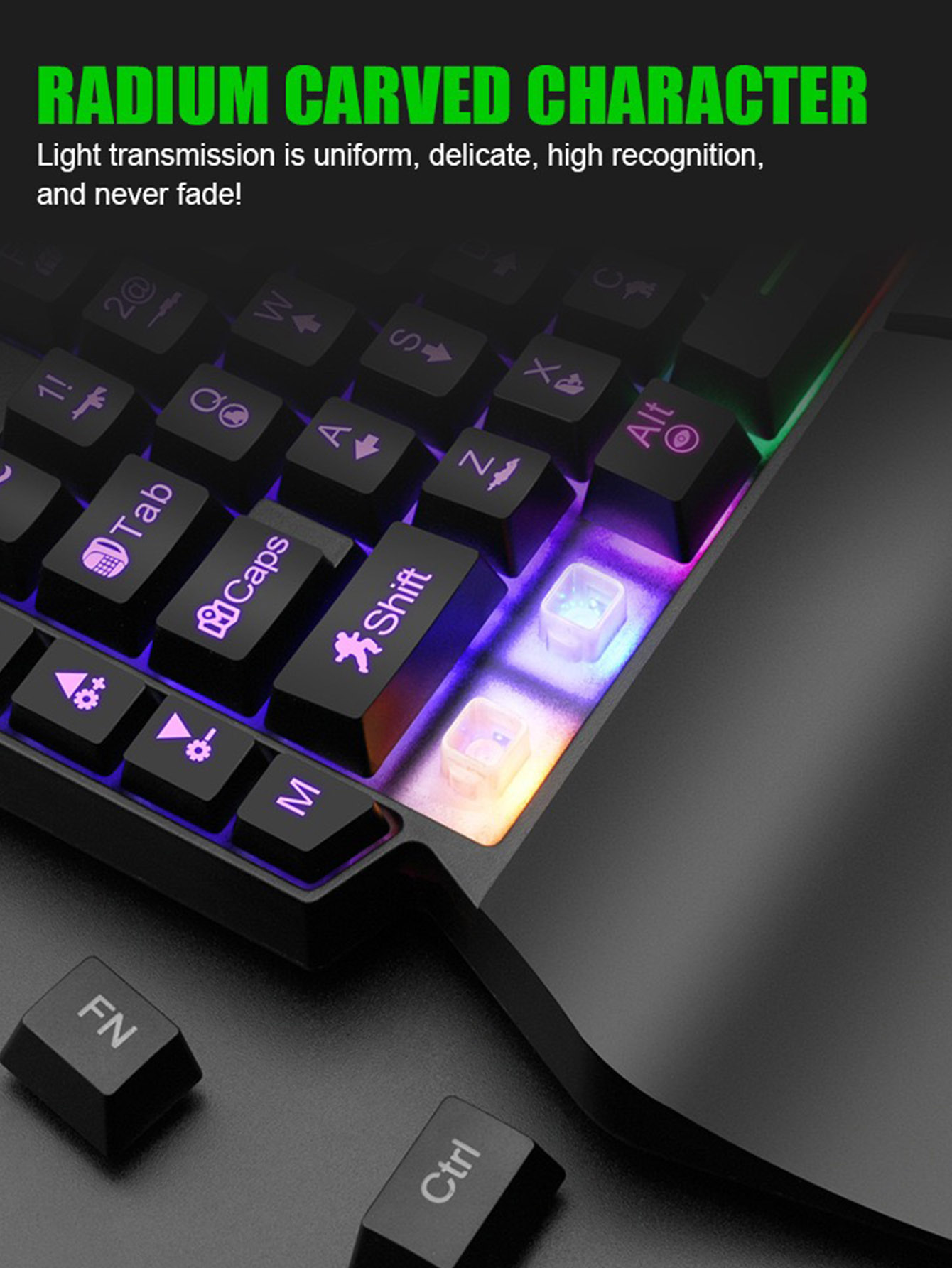 Mechanical One-Handed Light Ga - đánh giá và giá Gaming Keyboard And Mouse Converter For Mobile