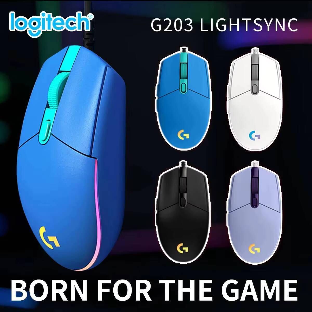 Logitech G203 Prodigy RGB Gami - đánh giá và giá Logitech Mouse G203