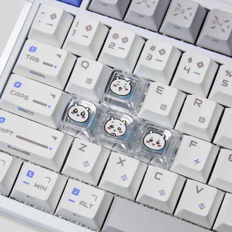 Chiikawa 4 Pcs Handmade Transp - đánh giá và giá Gaming Keyboard He