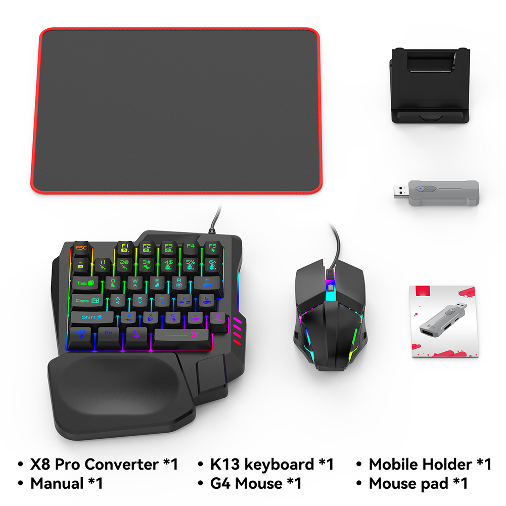 5 in 1 Mobile Game Converter K - đánh giá và giá Gaming Keyboard And Mouse Converter For Mobile