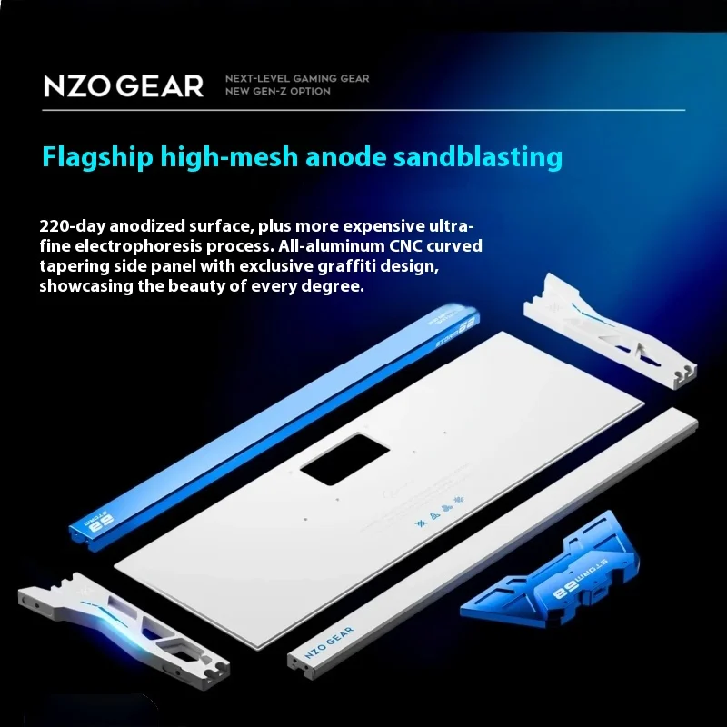 NZO STORM68 Anodized Aluminum  - đánh giá và giá Gaming Keyboard Magnetic Switches