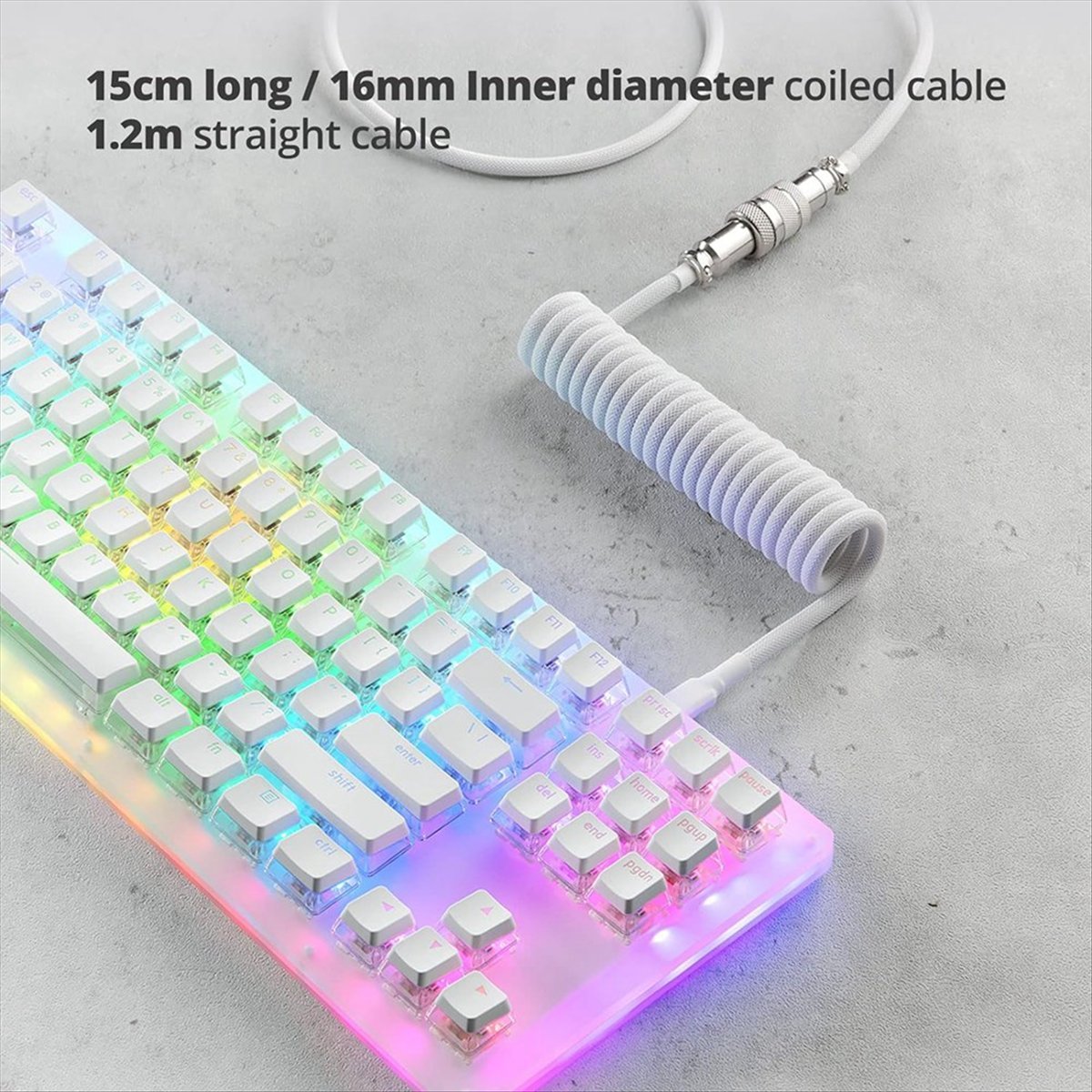 AAAE USB Type-C Cable for Gami - đánh giá và giá Gaming Keyboard Type C