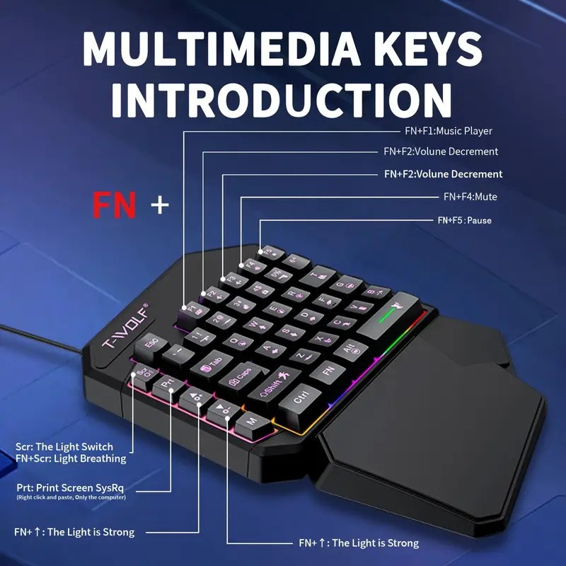 FocusOnPC TF900 2-in-1 Mobile  - đánh giá và giá Gaming Keyboard Bundle