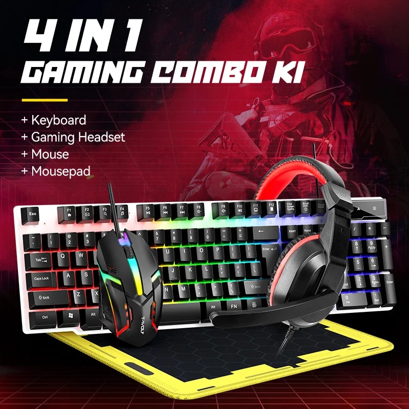 NEW USB Keyboard And Mouse Gam - đánh giá và giá Gaming Keyboard Mouse Combo