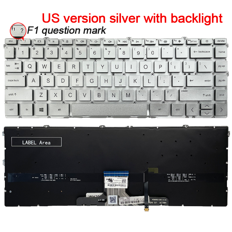 US/SP Laptop keyboard For HP P - đánh giá và giá Gaming Keyboard Hp