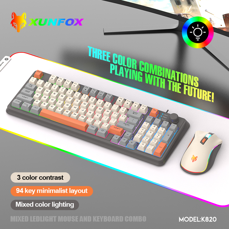 K820 USB Wired Game Keyboard M - đánh giá và giá Gaming Keyboard Bundle