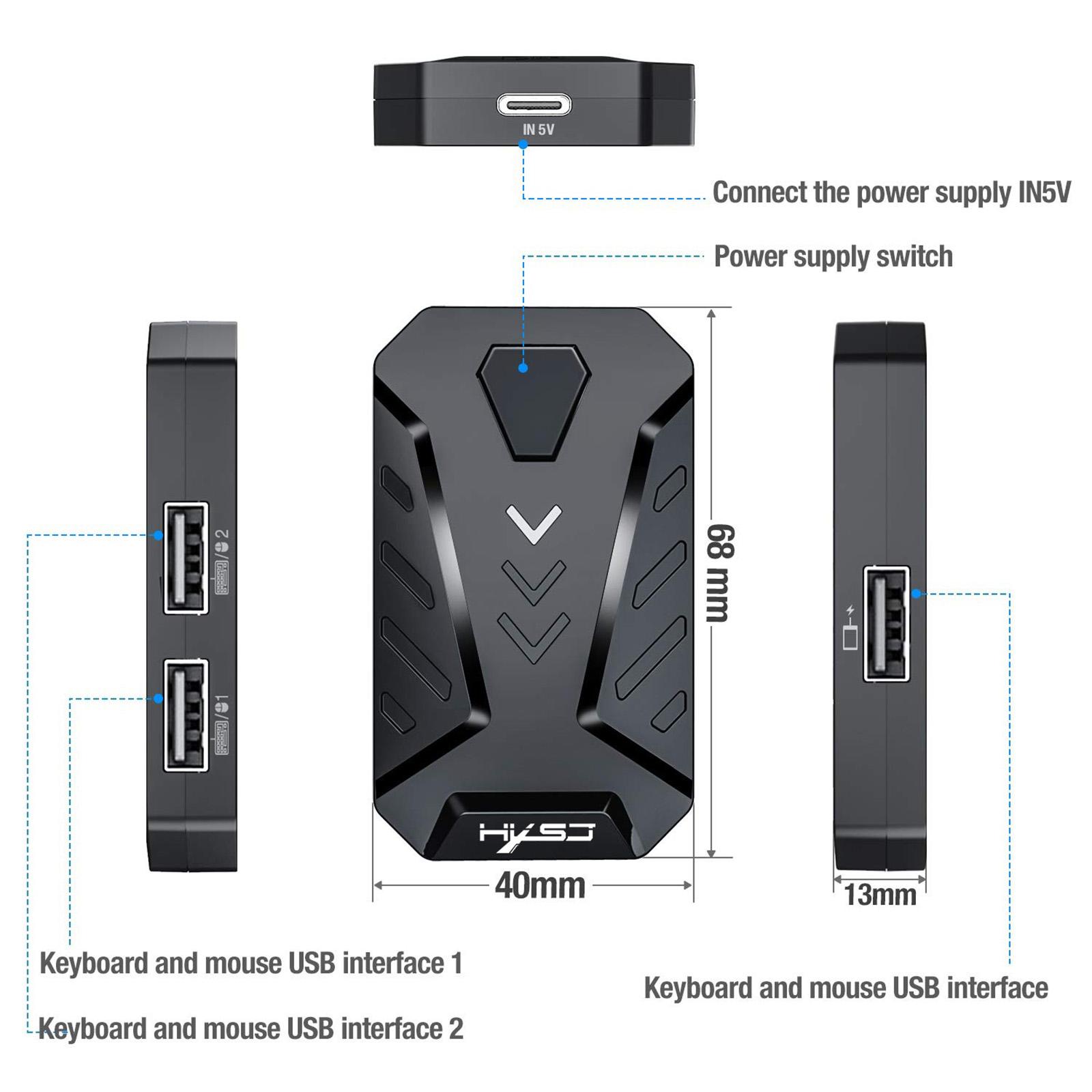 Mobile Gaming Keyboard Mouse C - đánh giá và giá Gaming Keyboard And Mouse Converter For Mobile